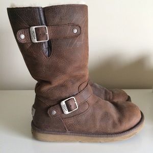 Ugg Australia Sutter Boots (Chestnut, Sz. 8)