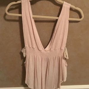 Cotton Candy nude tank top