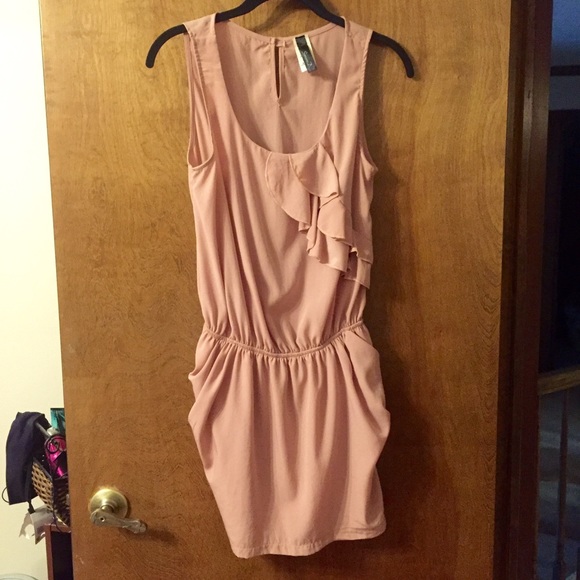 Blush Ruffled Top Dress