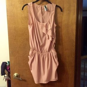 Blush Ruffled Top Dress