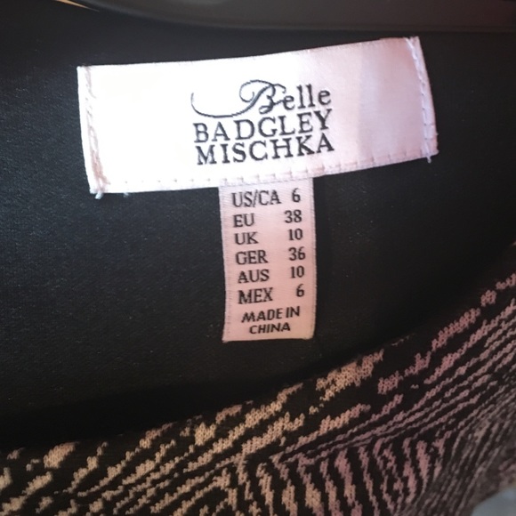 Belle Badgley Mischka. Black and white dress. - Picture 2 of 4