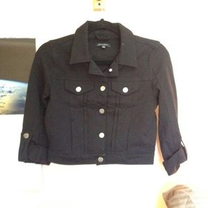 Black Cropped Jacket