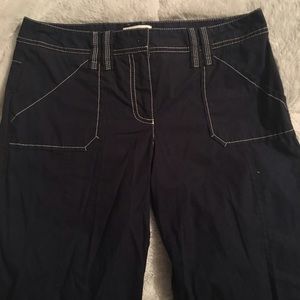 Loft navy blue capris
