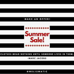 **Summer Sale!! New markdowns!**