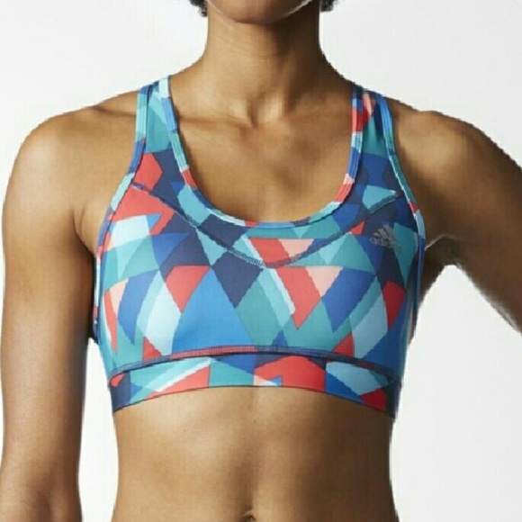 Adidas triax print bra