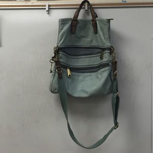 Turquoise Fossil messenger