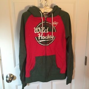 Minnesota Wild zip up sweatshirt