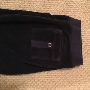 Terry cloth pants - navy