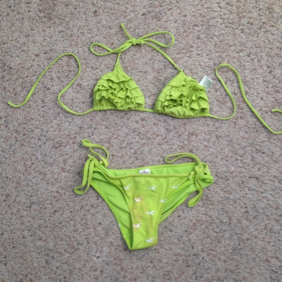 Green holster bikini