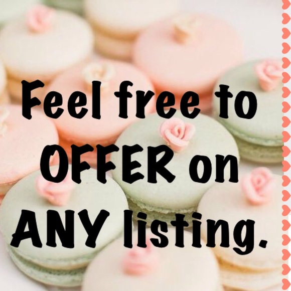 Offers on products are WELCOME!!!
