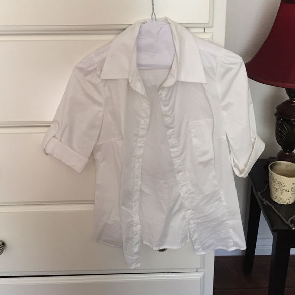 A white button up