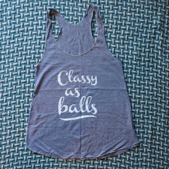 American Apparel Tops - NWOT Classy As Balls Tank