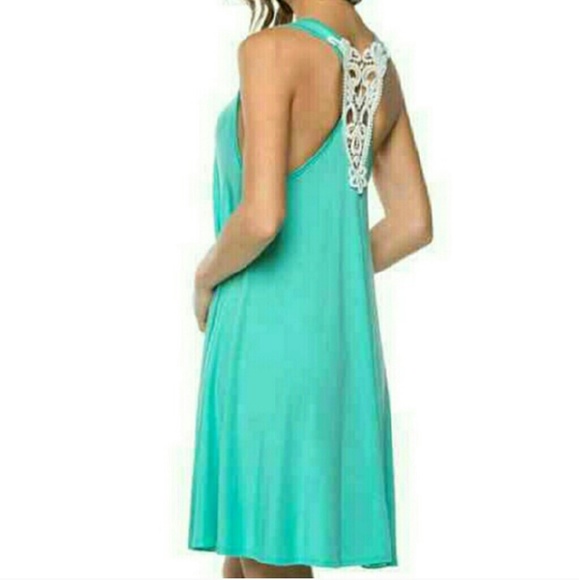 Teal dress