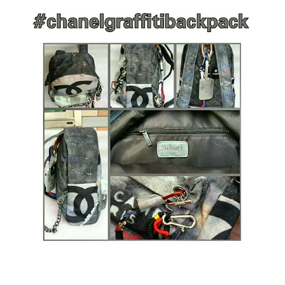 Chanel Bags Graffiti Backpack Poshmark