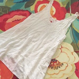 White semi sheet dress