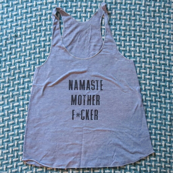 American Apparel Tops - NWOT Namaste Mother F Tank