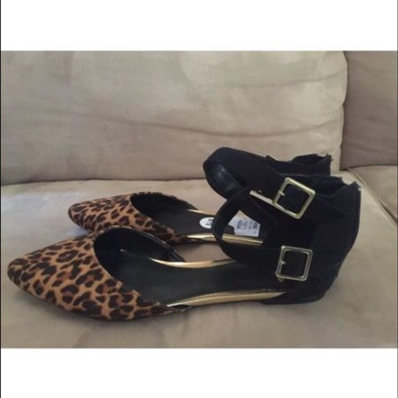 Cheetah print flats
