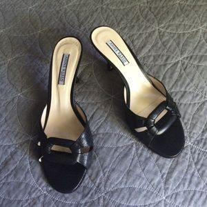 Anne Klein black heels, worn once!