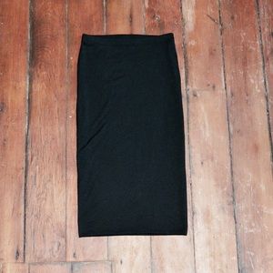 Black Midi Skirt