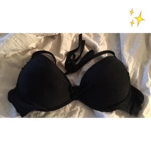 Black Push-Up Bikini Top