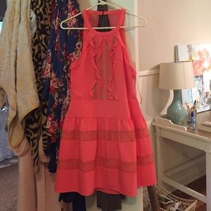 Coral BCBG Party Dress