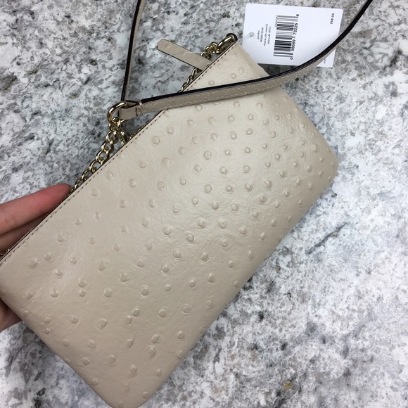 kate spade beige tan leather crossbody purse - Picture 2 of 4