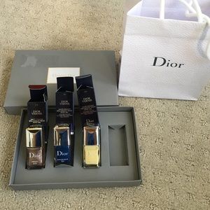 Set of 3 unused/unopened Dior nail polishes