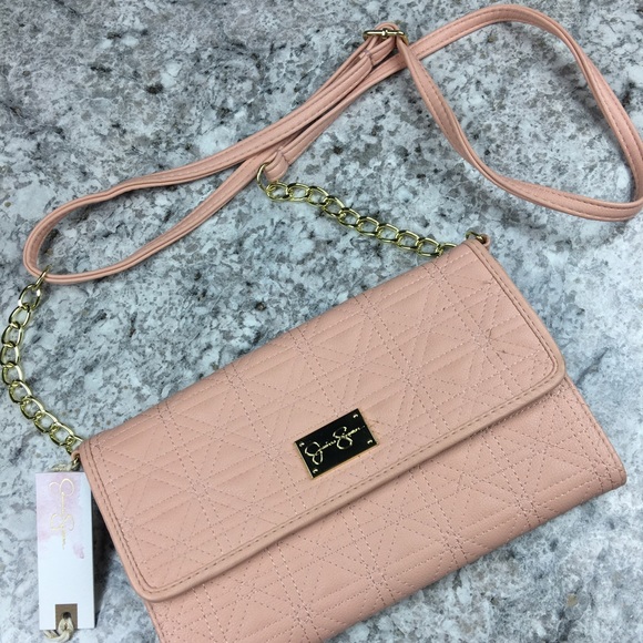 Jessica Simpson Handbags - Jessica Simpson quinn salmon pink crossbody purse