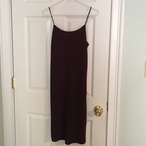 Wilfred plum slip dress