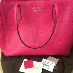 🚫sold🚫Gucci handbag calfskin tote in blossom