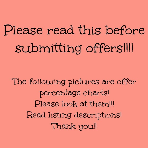 Read before submitting offers! *do not buy listing