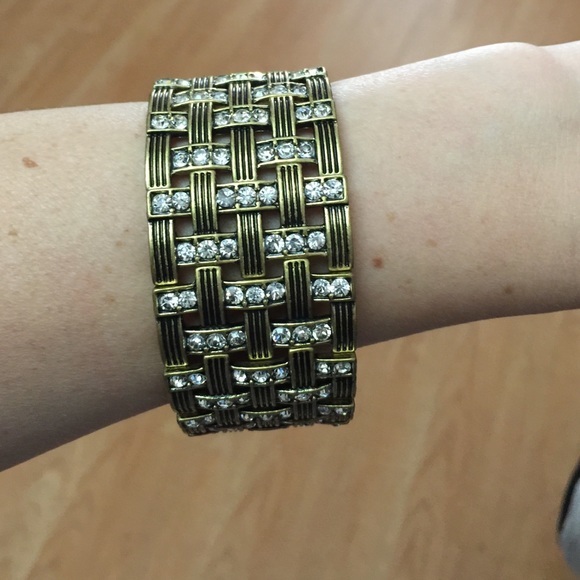 Premier Designs Jewelry - NWOT💎Stunning Gold Plated w Swarovski Bracelet💎