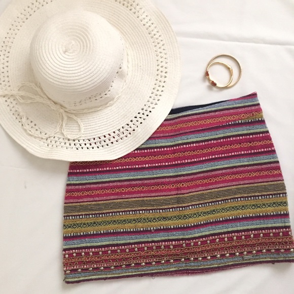 Hollister Striped Mini Skirt - Picture 1 of 4