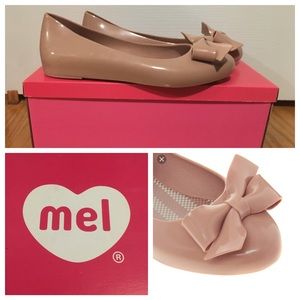 MEL by MELISSA plastic weather friendly flats.