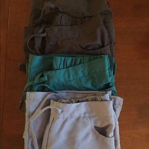 4 pairs of scrub pants- all Scrubology XS Petite