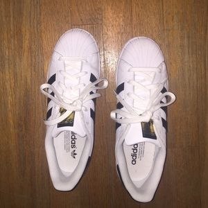 Adidas Superstars White / Black / White Size 7 1/2
