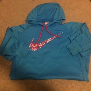 NIKE blue hoodie