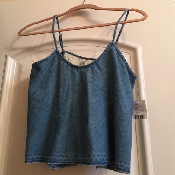 Free People Denim Shirt