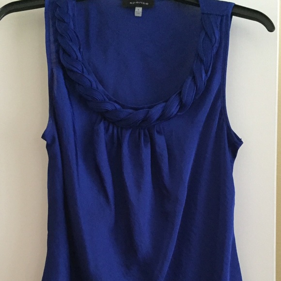 royal blue blouse