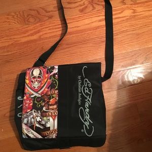 Ed hardy over the shoulder bag