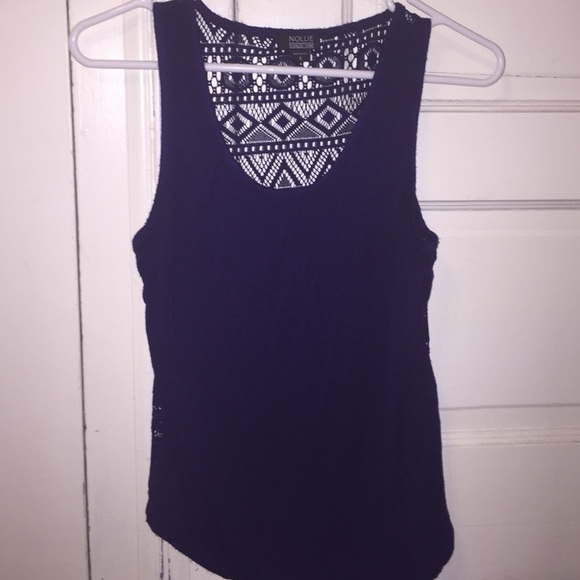 Navy blue tank top