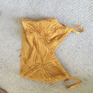 Free people mustard Bralet