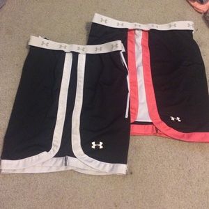 2 pairs of UA shorts!