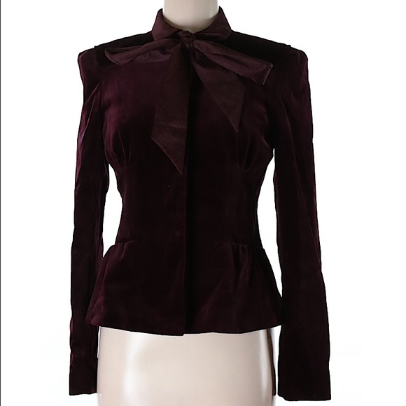 Diane Von Furstenberg Velour Blazer...Retails $365 - Picture 1 of 2