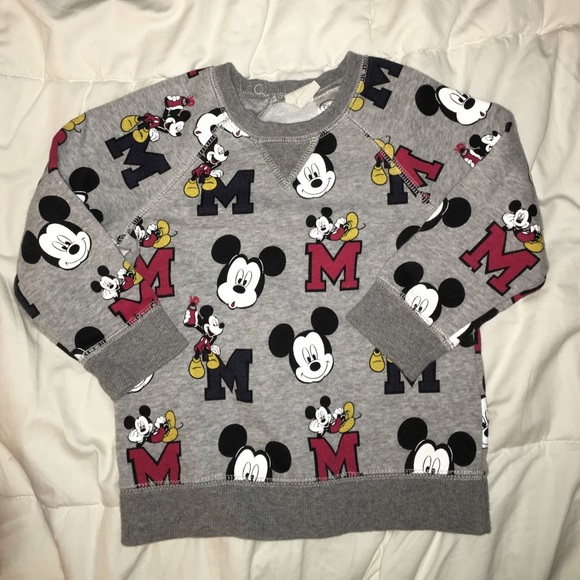 Grey Mickey Mouse hoody