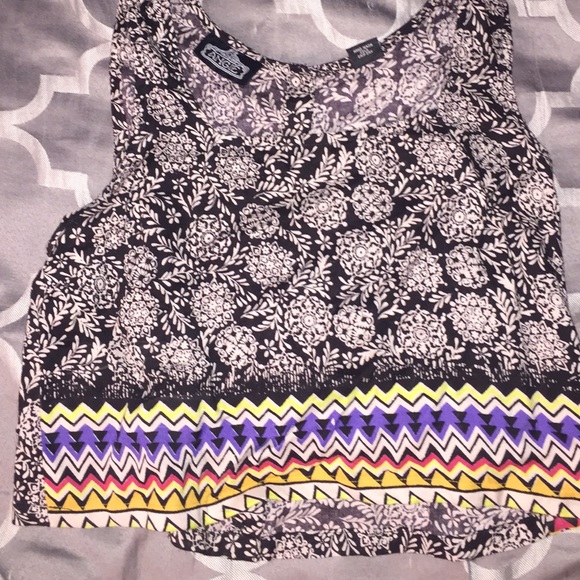 Boho crop top