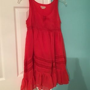 Red billabong dress size xs