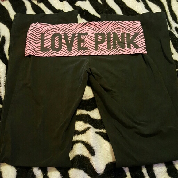 PINK yoga pants.