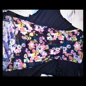 Floral hi-lo dress