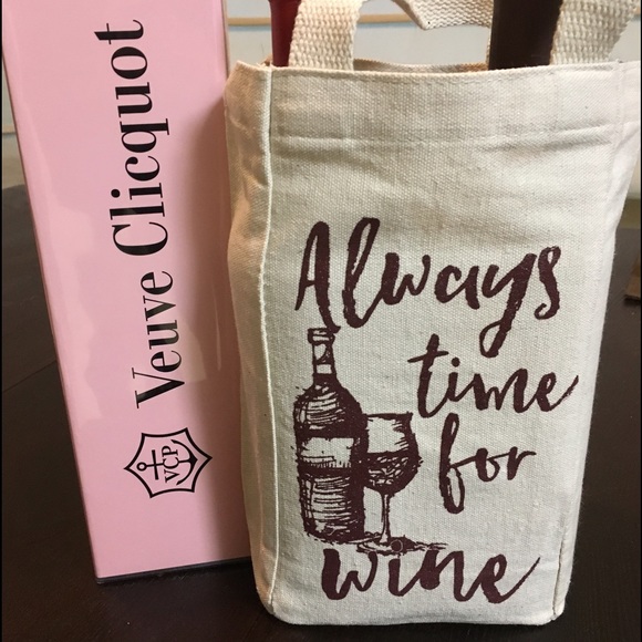 "Always Time for Wine" Wine Tote Bag